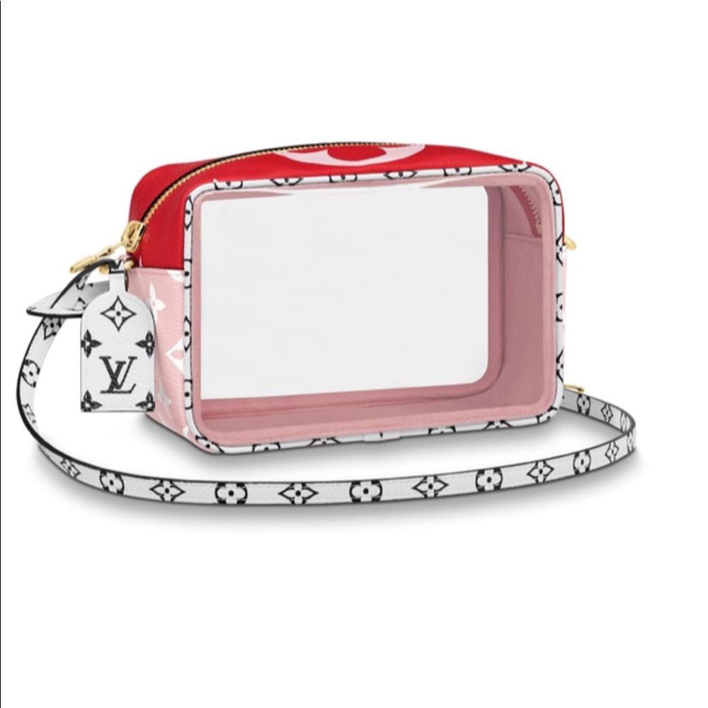 ❌SOLD Auth Louis Vuitton Beach Pouch 2019 Red/Pink